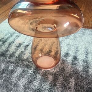 Elegant Glass Mushroom